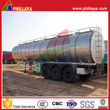 Réservoir en aluminium de semi-remorque de camion de transport de stockage de carburant diesel